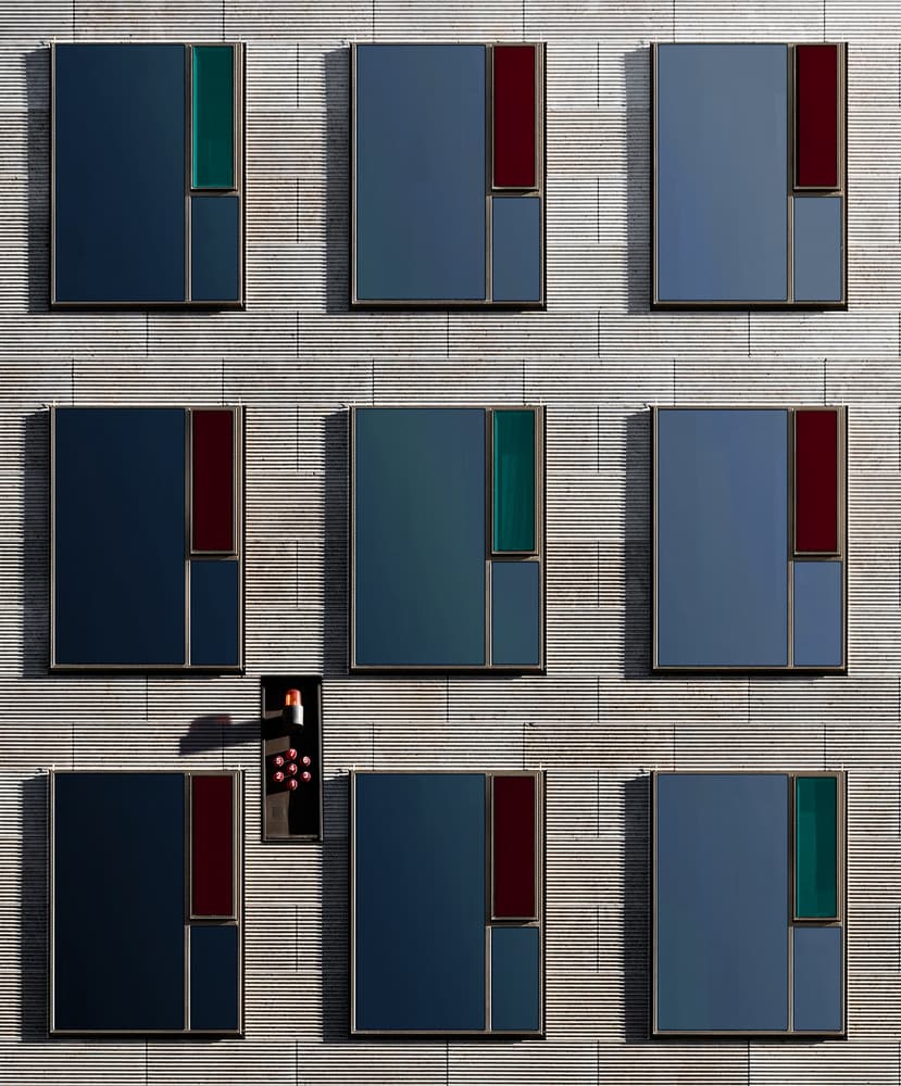 Urban Geometry by Tomasz Buczkowski ( Tomush ) — canvas wall art