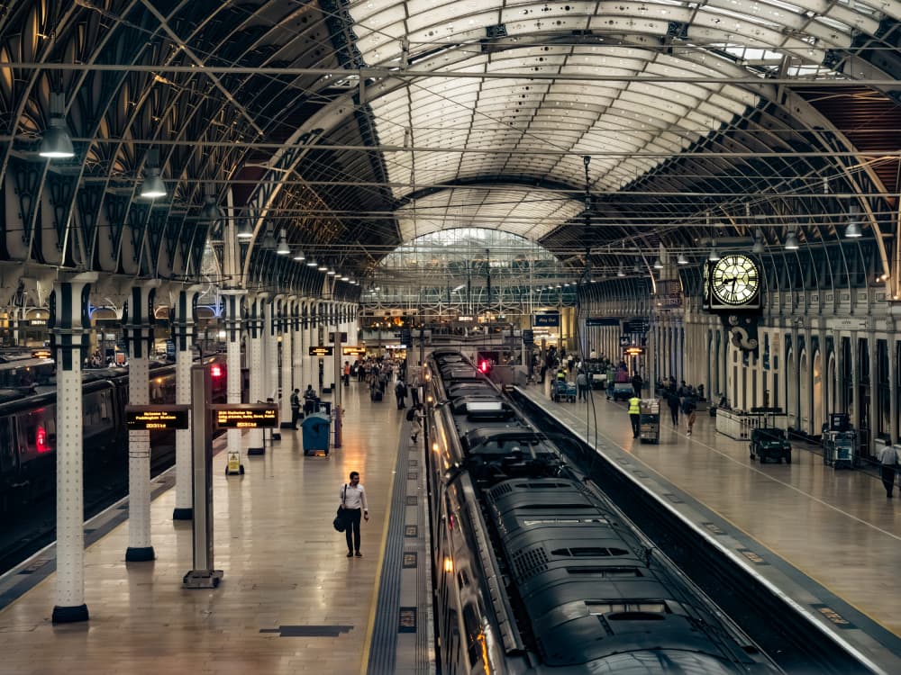 Grand Station Arches by IKUMI FUKAZAWA — canvas wall art