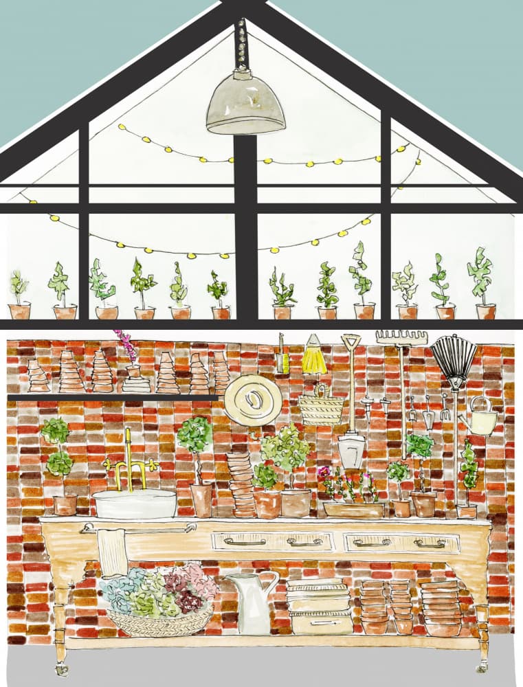 Charming Potting Shed by Breanna Megan Studio — canvas wall art
