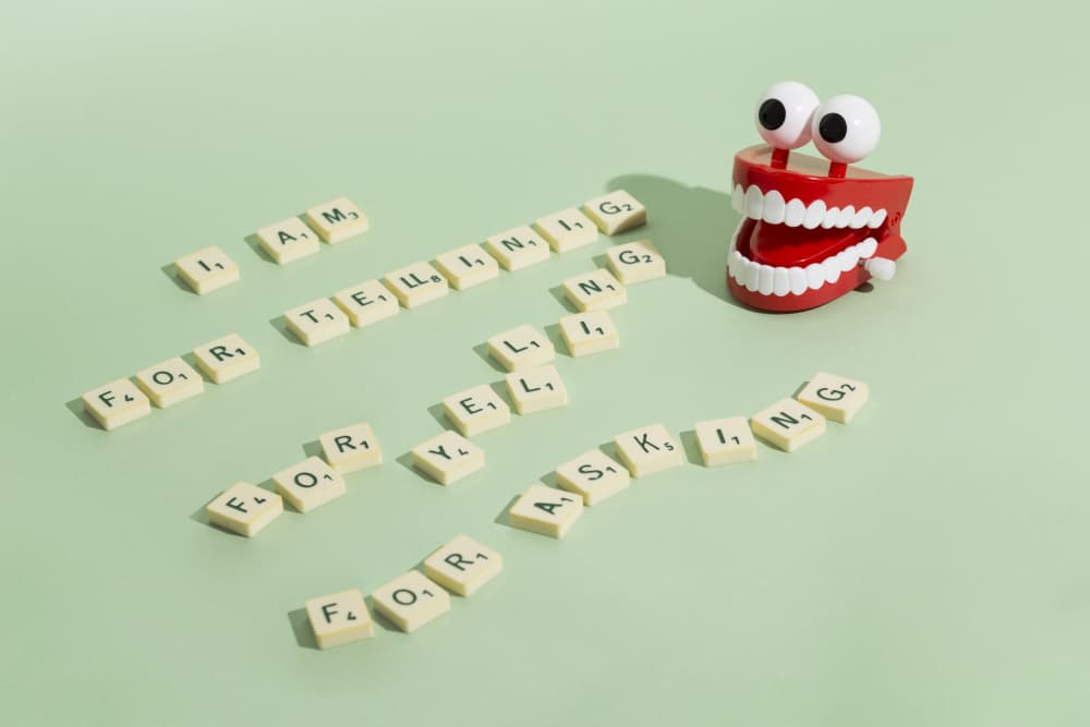 Funny Dental Conversation by Julia Ramiro — canvas wall art