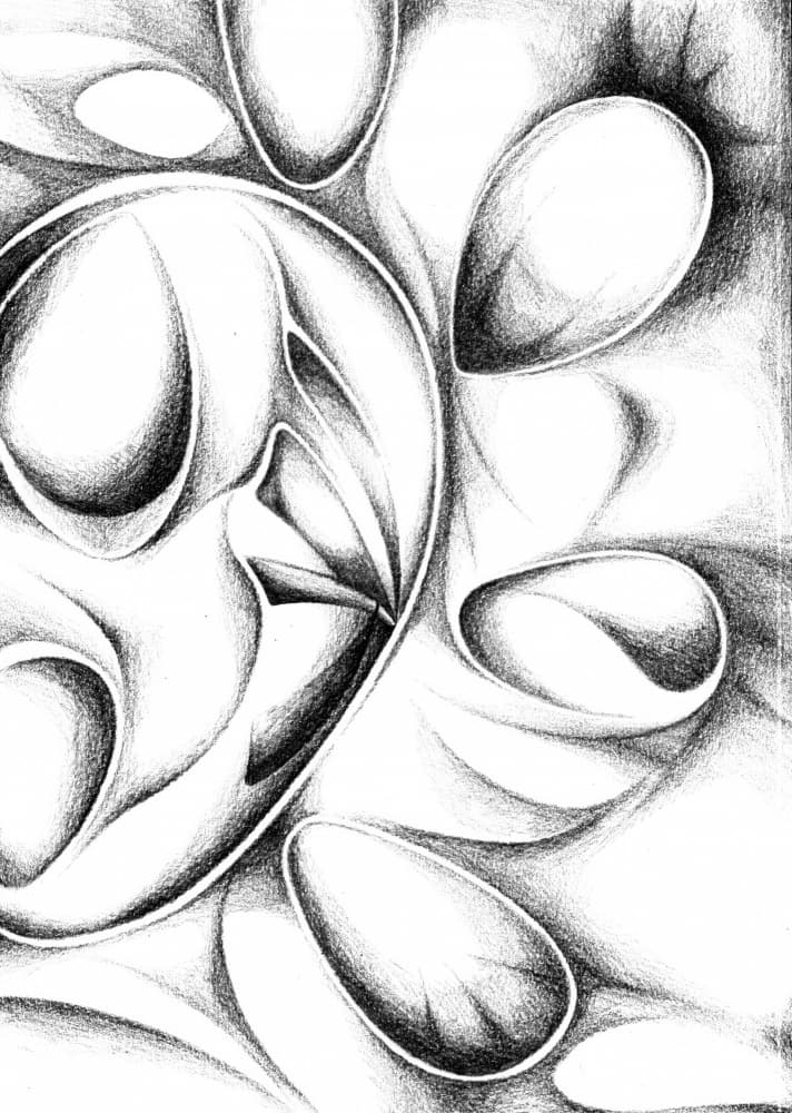 Abstract Organic Forms by Kulik — canvas wall art