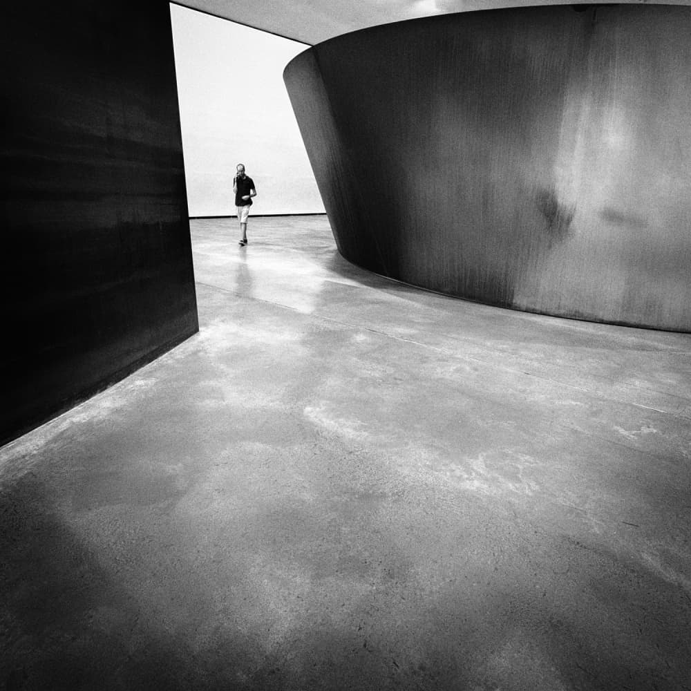 Man in Modern Space by Olavo Azevedo — canvas wall art