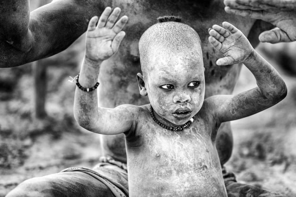 Curious African Child by Trevor Cole — canvas wall art