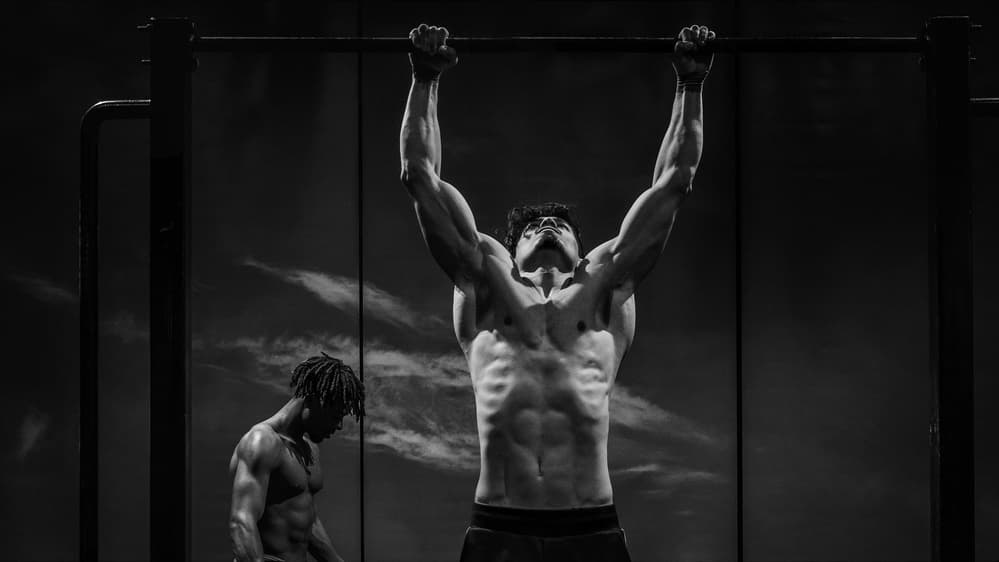 Muscular Pull Up Strength by Lus Joosten — canvas wall art