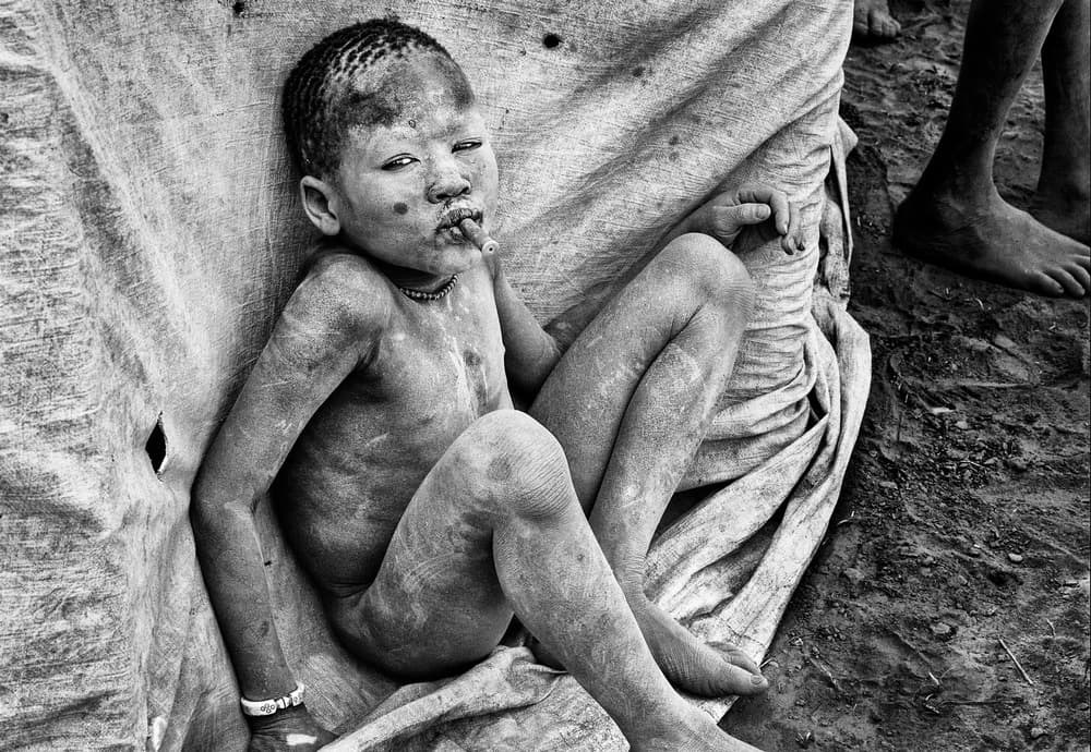 Intense Child Gaze by Joxe Inazio Kuesta Garmendia — canvas wall art