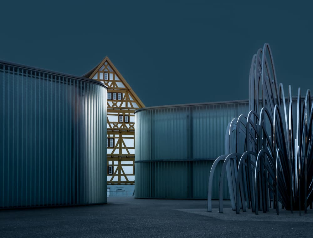 Old Meets New Night by Markus Auerbach — canvas wall art