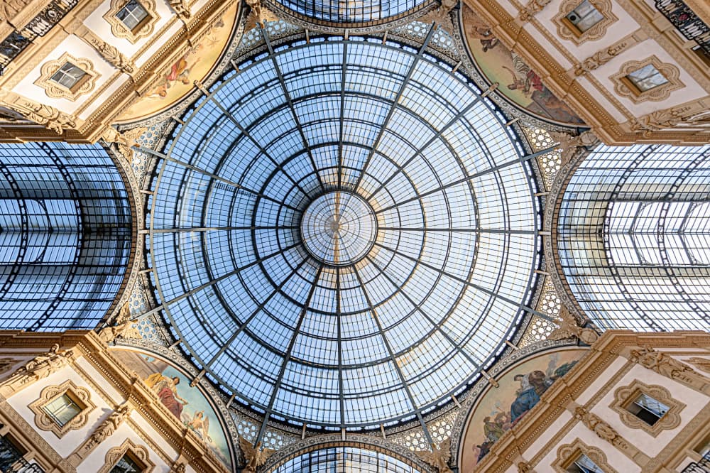 Grand Galleria Dome by Santiago Pascual Buye — canvas wall art