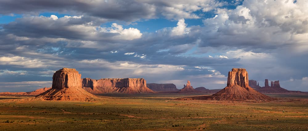 Monument Valley Landscape by fegari — canvas wall art