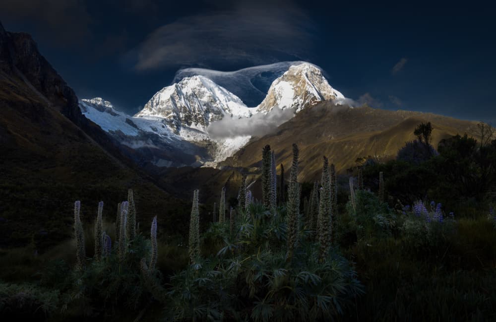 Andean Mountain Majesty by Dennis Zhang — canvas wall art