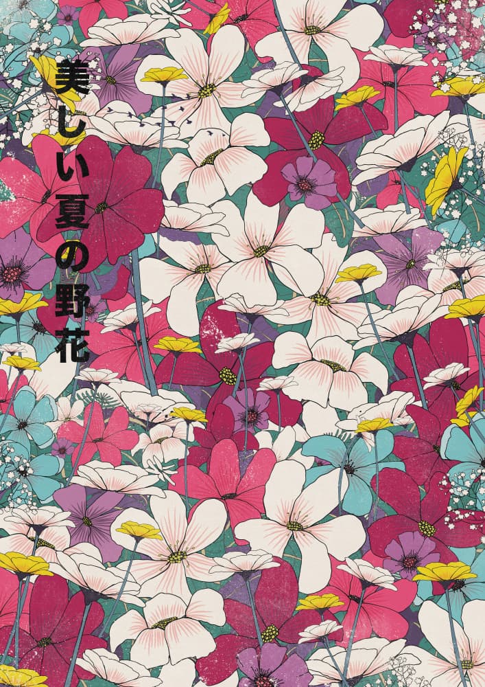 Beautiful Summer Wildflowers by Nicholas — canvas wall art