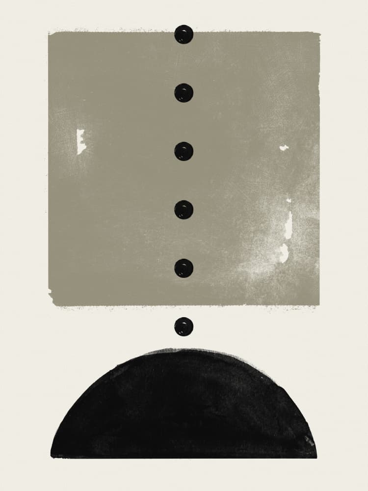 Minimalist Abstract Forms by Ema Paraschiv — canvas wall art