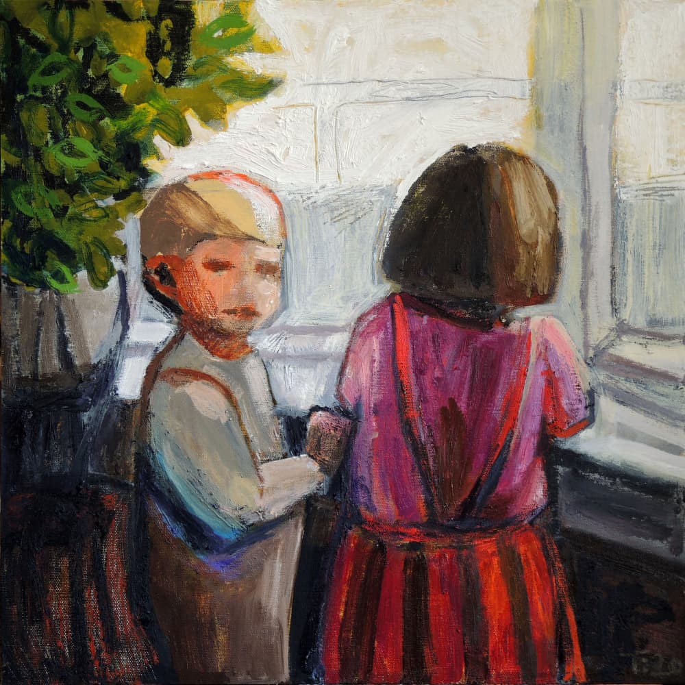 Childhood Window Gaze by Tore Bahnson — canvas wall art