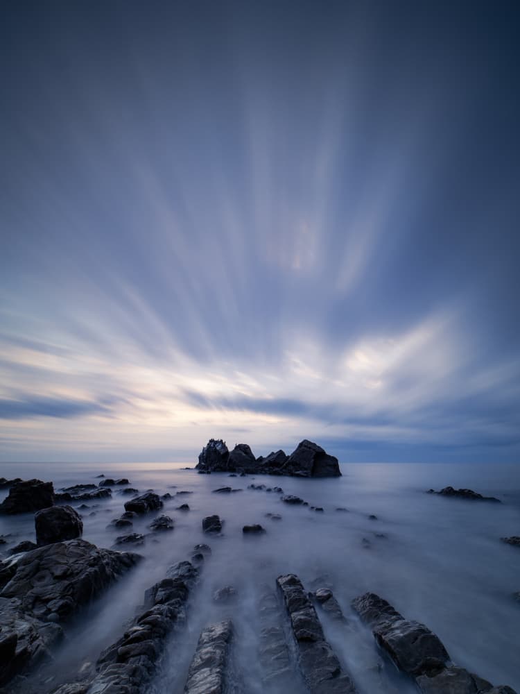 Sea Stacks Twilight by Takafumi Yamashita — canvas wall art