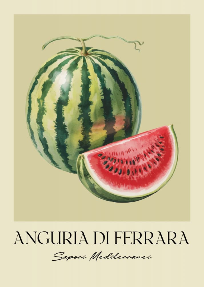 Ripe Summer Watermelon by Andreas Magnusson — canvas wall art