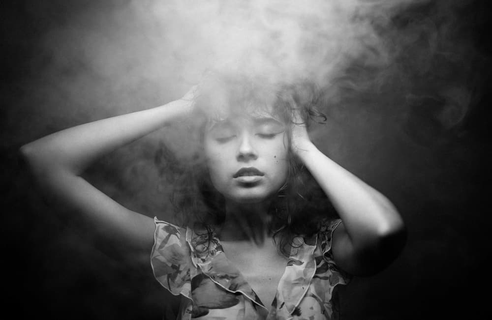 Dreaming Through Smoke by Artem Vasilenko — canvas wall art