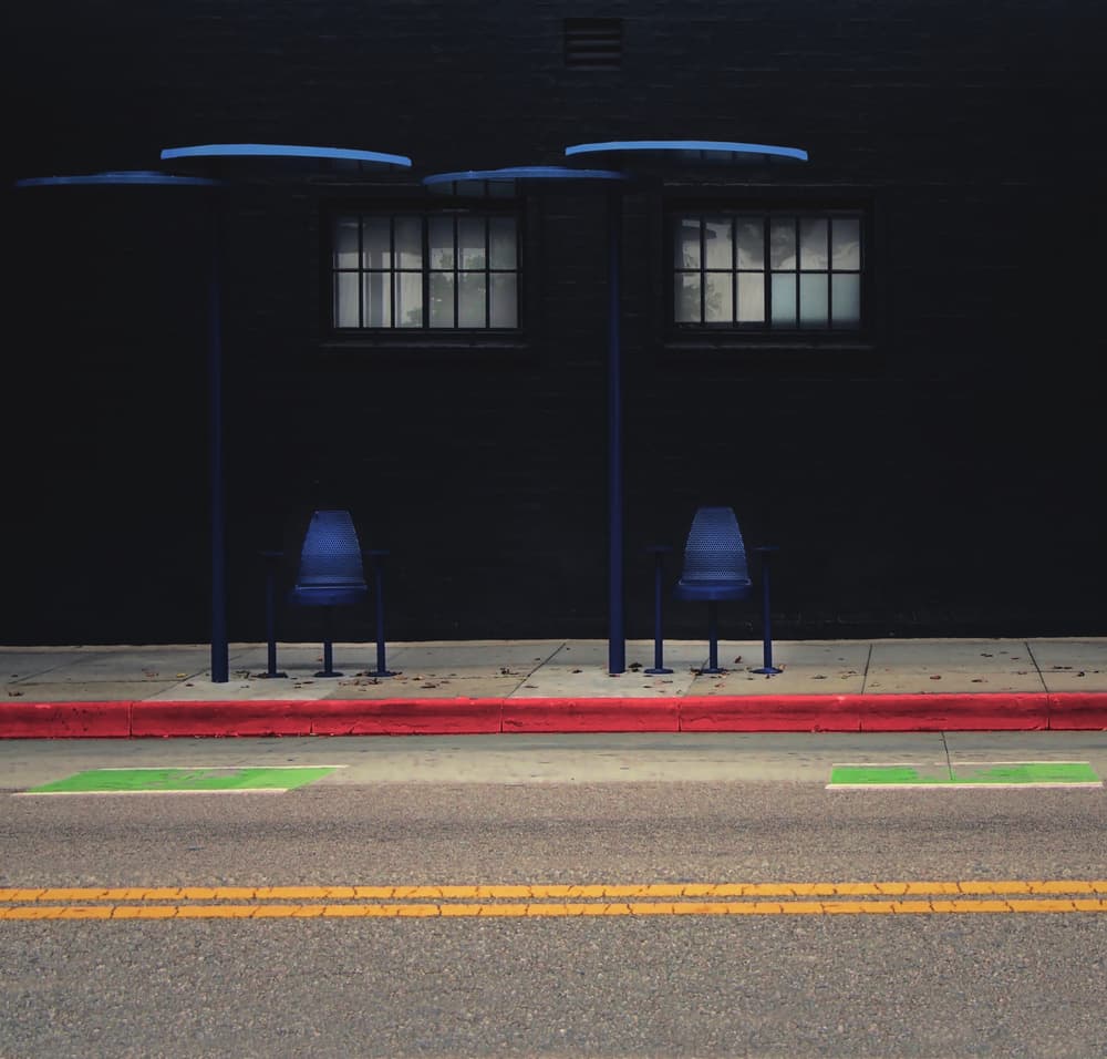Bus stop by Roxana Labagnara — canvas wall art