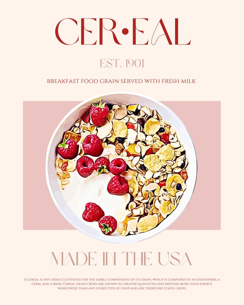 Berry Breakfast Bliss by Nazma Khokhar — canvas wall art
