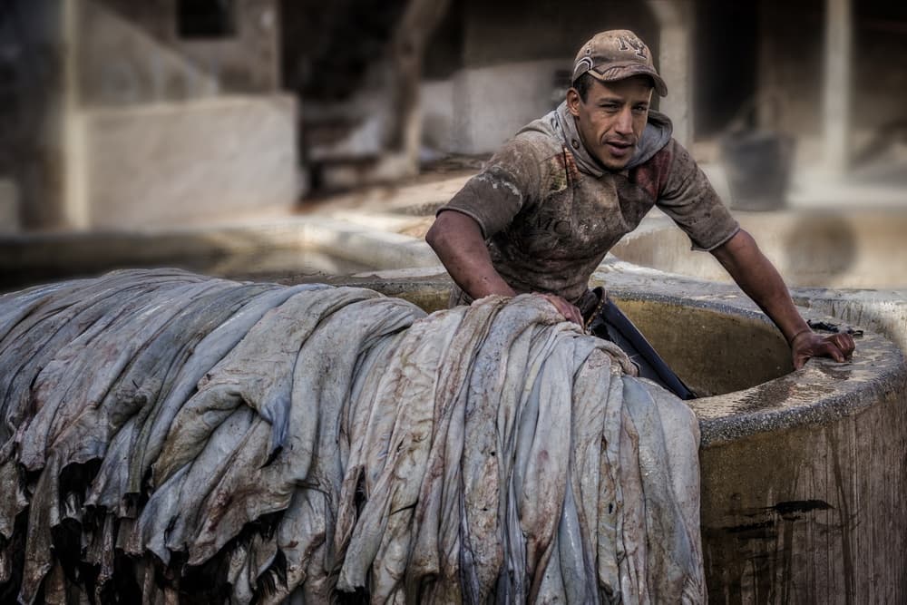 Hardworking Tannery Man by Pavol Stranak — canvas wall art