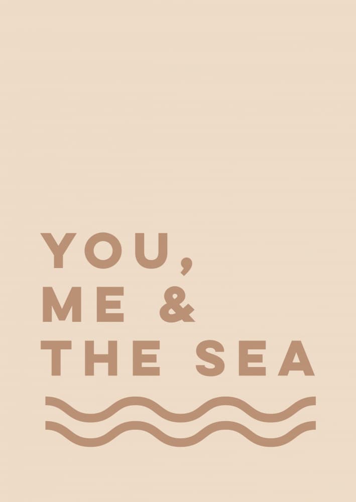 You Me The Sea by Frankie Kerr-Dineen — canvas wall art