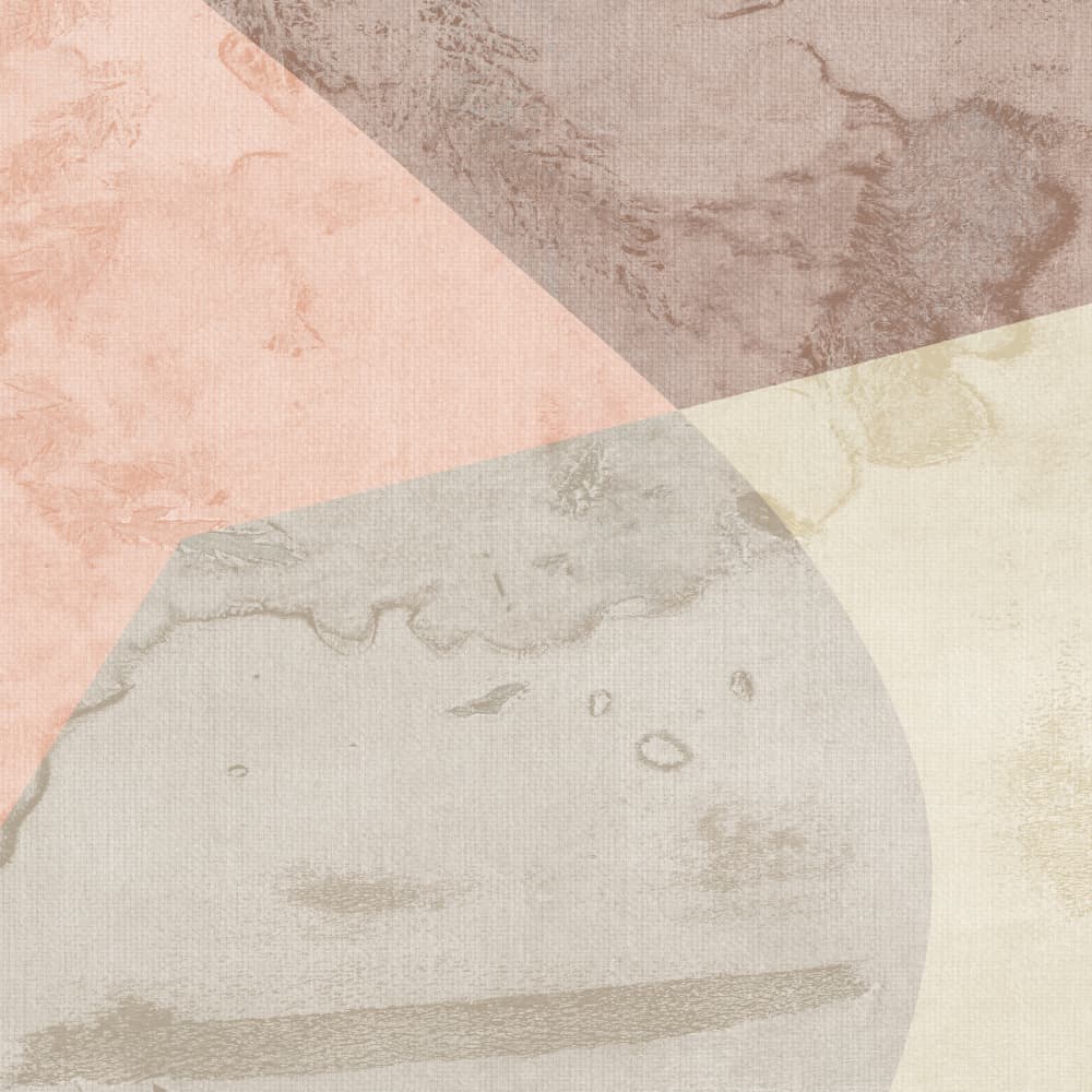 Soft Geometric Layers by Dina Dankers — canvas wall art