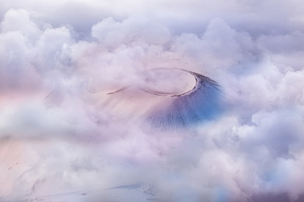 Volcano Cloudscape by Simoon — canvas wall art