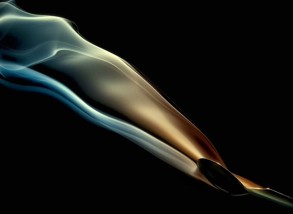 Elegant Smoke Flow by Aida Ianeva — canvas wall art