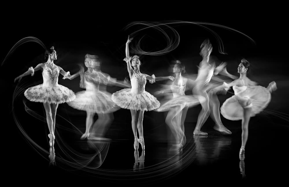 Ethereal Ballet Motion by Lydia Jacobs — canvas wall art
