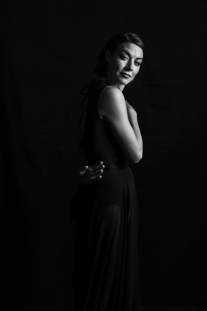Elegant Gaze by Gila Koller — canvas wall art