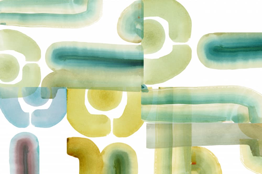 Fluid Abstract Forms by cartissi — canvas wall art