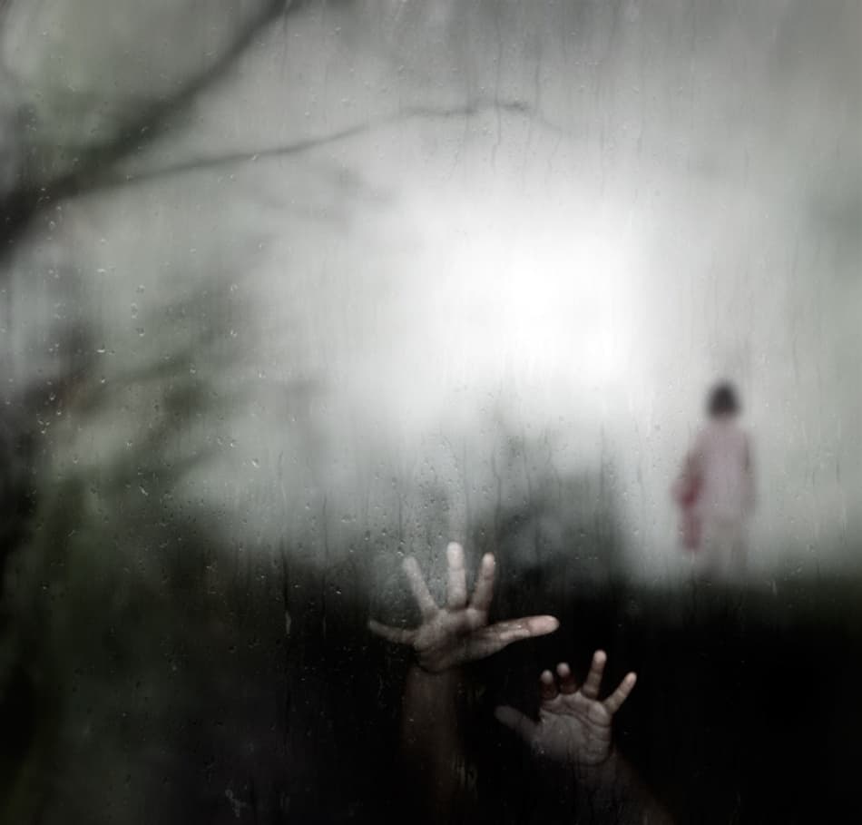 Eerie Hands Misty Child by Hari Sulistiawan — canvas wall art