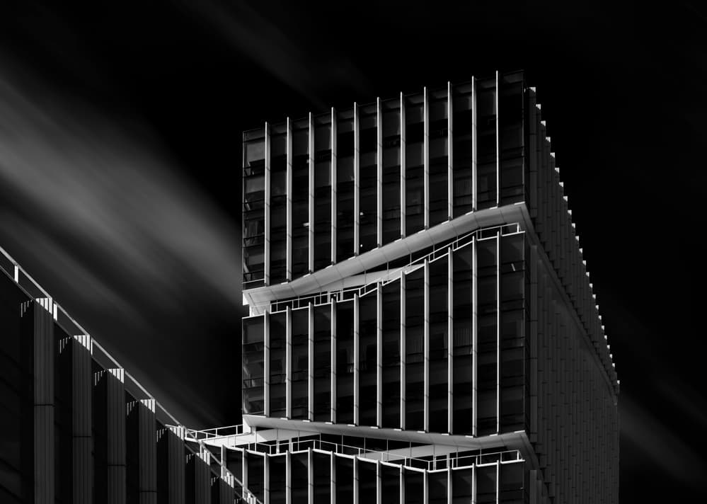 Dark Urban Geometry by Greetje van Son — canvas wall art