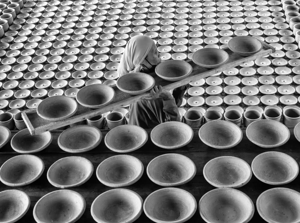 Bring Pottery by Antonyus Bunjamin (Abe) — canvas wall art
