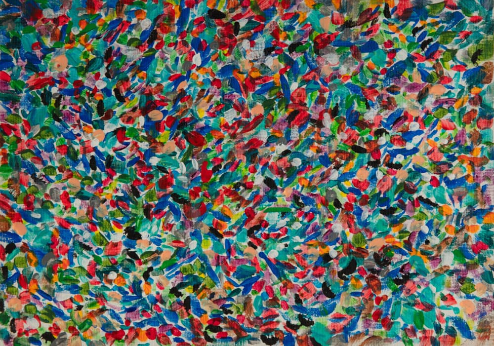 Vibrant Abstract Strokes by Dale Hefer — canvas wall art