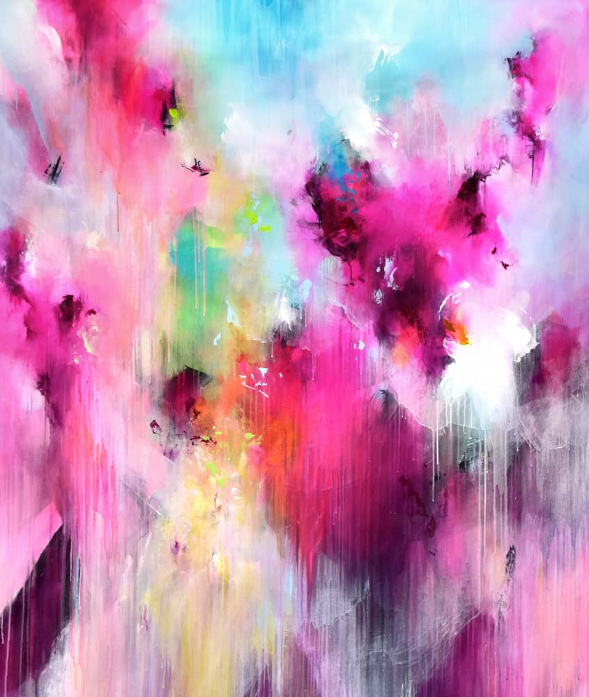 Vibrant Abstract Flow by Kirsten Handelmann — canvas wall art