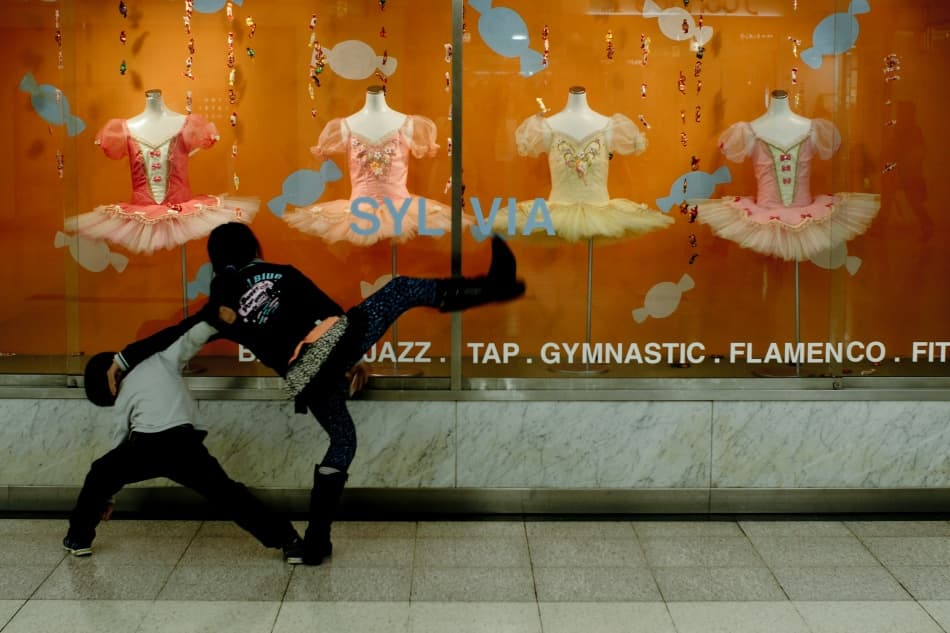 Youthful Street Dance by Kouji Tomihisa — canvas wall art