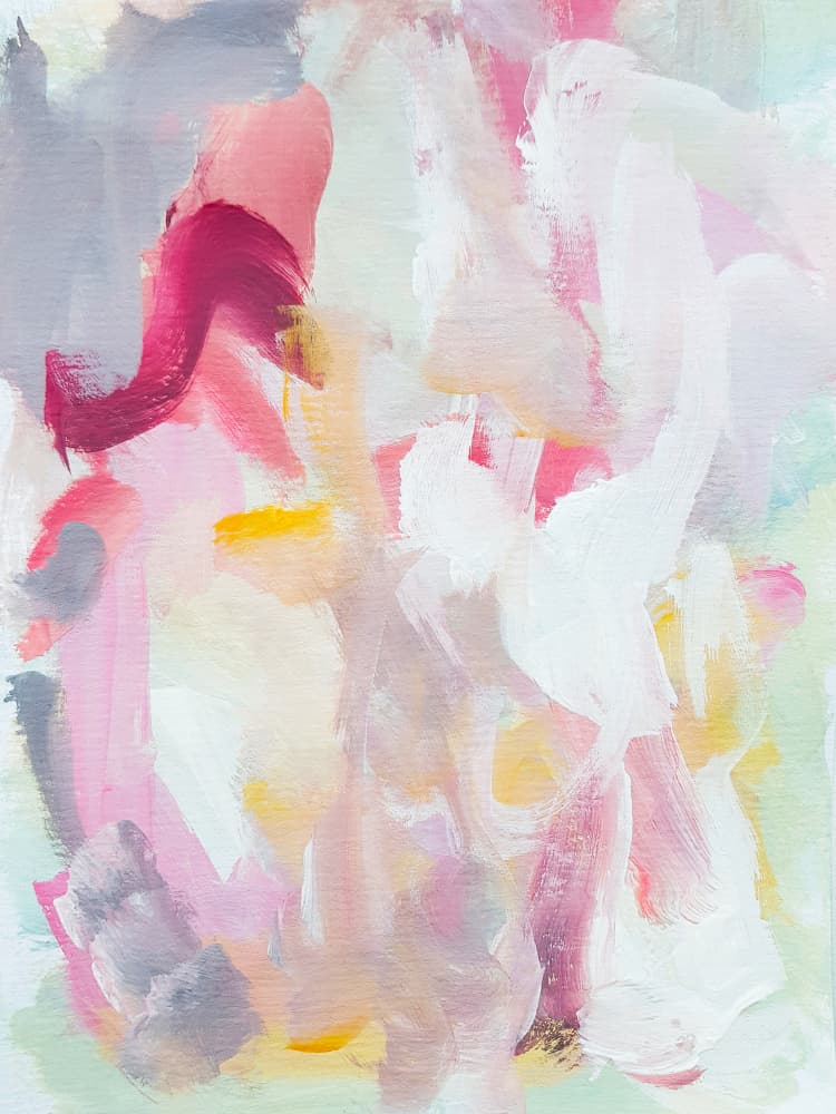 Vibrant Abstract Flow by Ejaaz Haniff — canvas wall art
