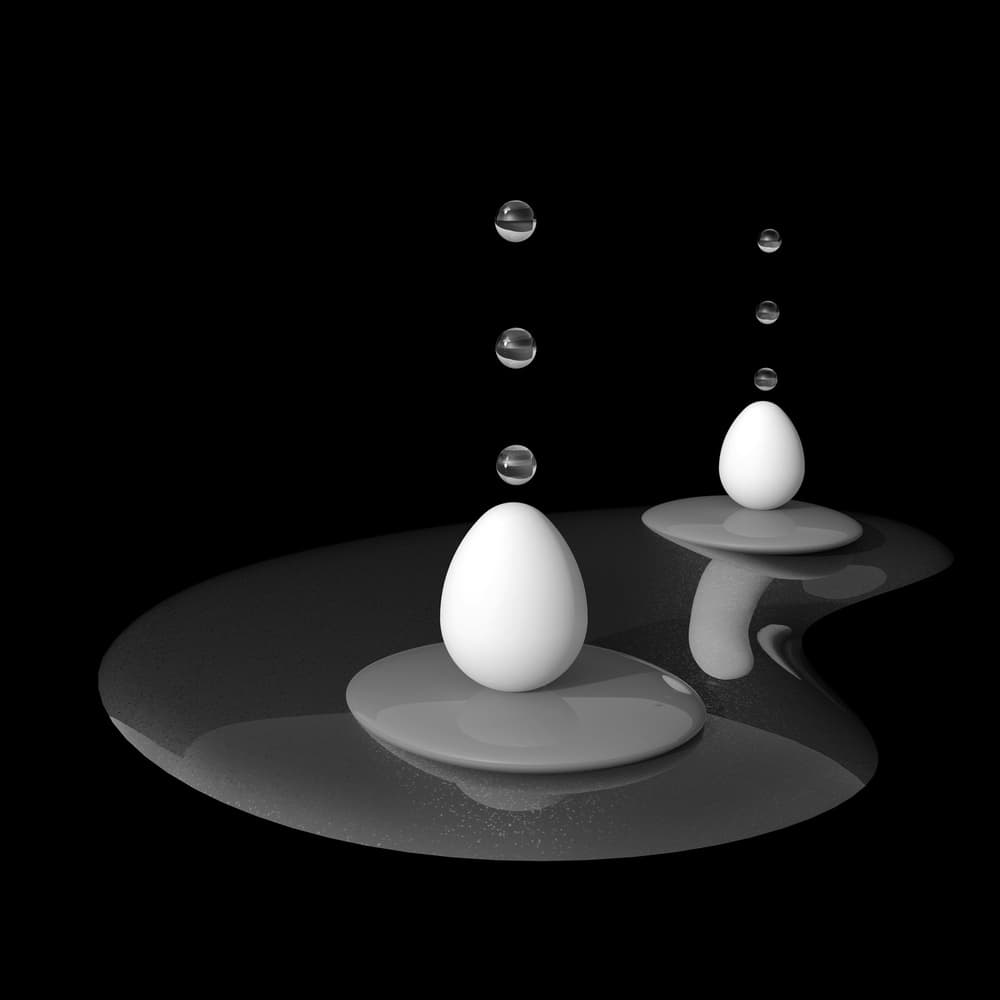 Surreal Egg Reflections by Antonyus Bunjamin (Abe) — canvas wall art