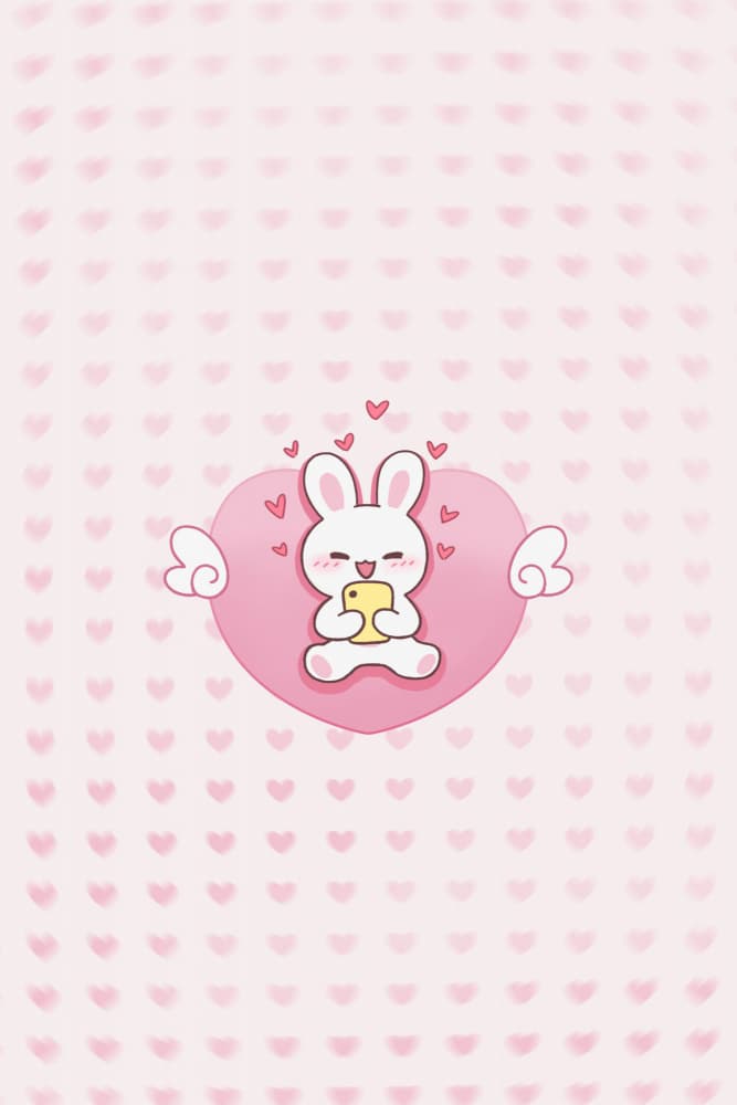 Sweet Heart Bunny by Xuan Thai — canvas wall art