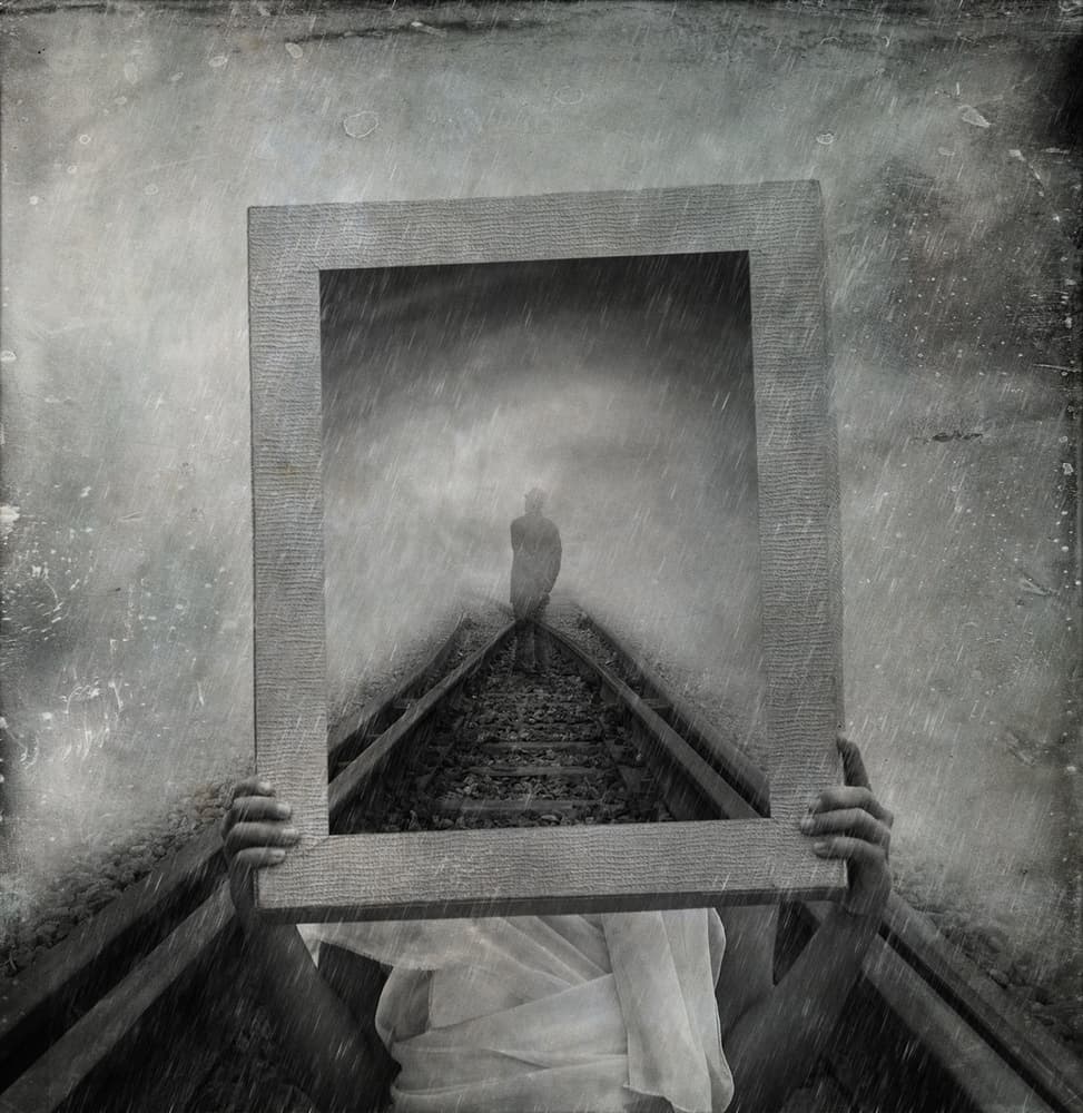 Solitary Journey Framed by Hari Sulistiawan — canvas wall art