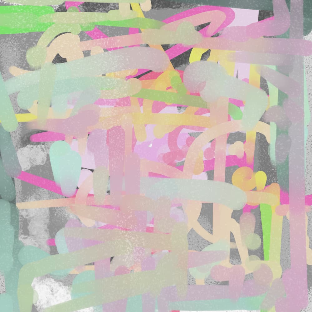 Modern Pastel Strokes by Josie George — canvas wall art