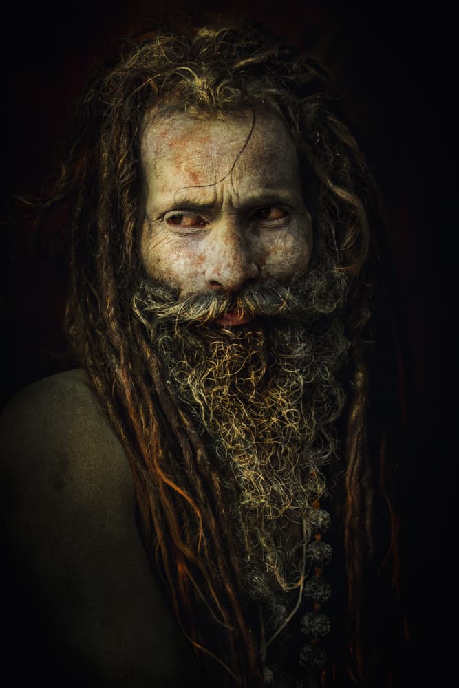 Sadhu Deep Gaze by Svetlin Yosifov — canvas wall art