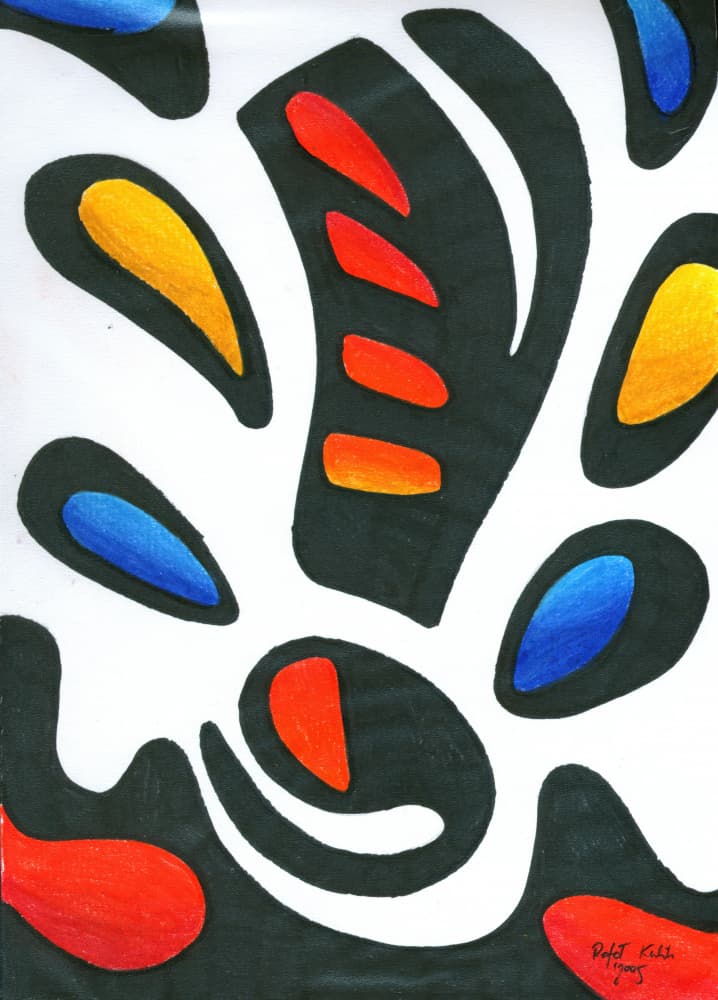 Abstraction Art Drawing Sketch 50 by Kulik — canvas wall art