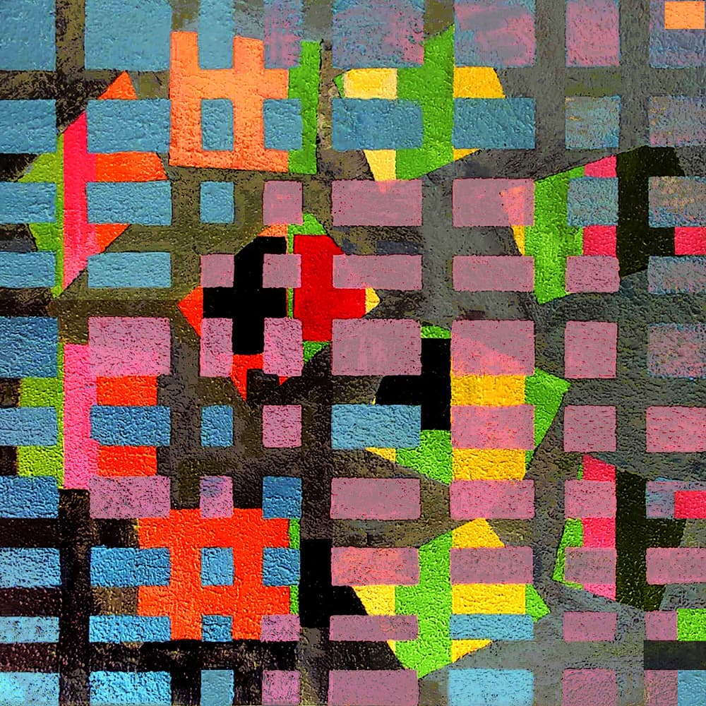 Vibrant Geometric Pattern by Vanessa Ryan — canvas wall art