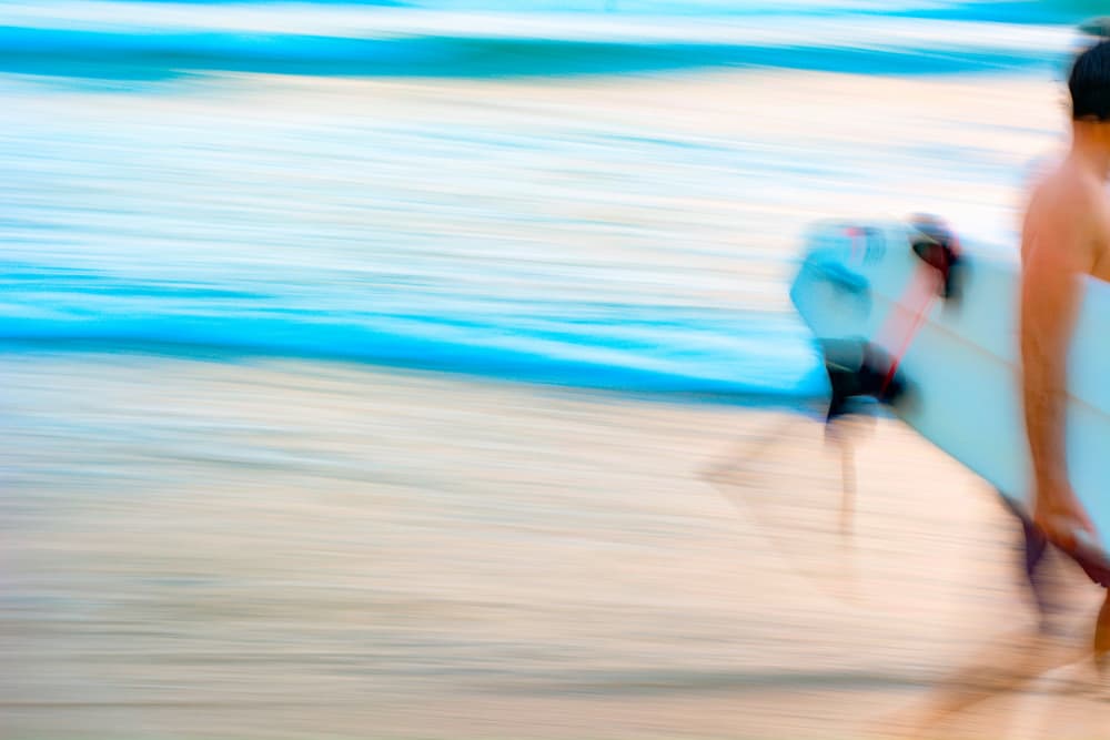 Dreamy Surfer Beach by Tal Paz-Fridman — canvas wall art