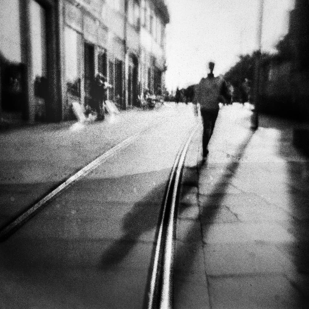 Solitary Street Walk by Paulo Abrantes — canvas wall art