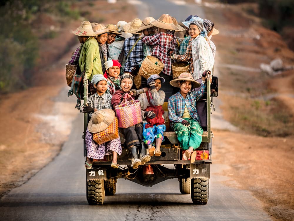 Joyful Rural Journey by Marco Tagliarino — canvas wall art