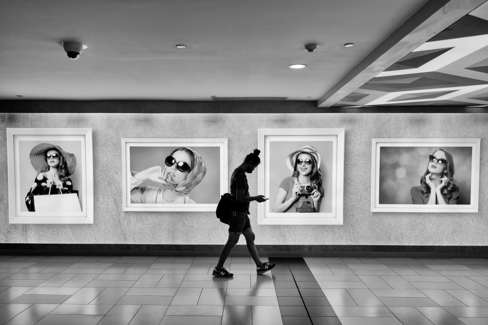 Gallery Fashion Walk by Kieron Long — canvas wall art