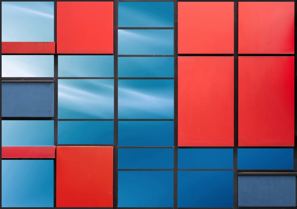 Modern Color Blocks by Roland M Schwerdtfeger — canvas wall art