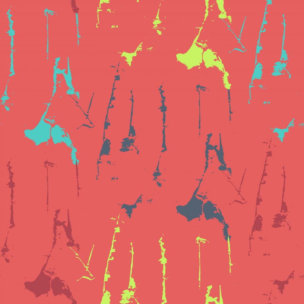 Vibrant Abstract Shapes by Marika Barsrsind β canvas wall art