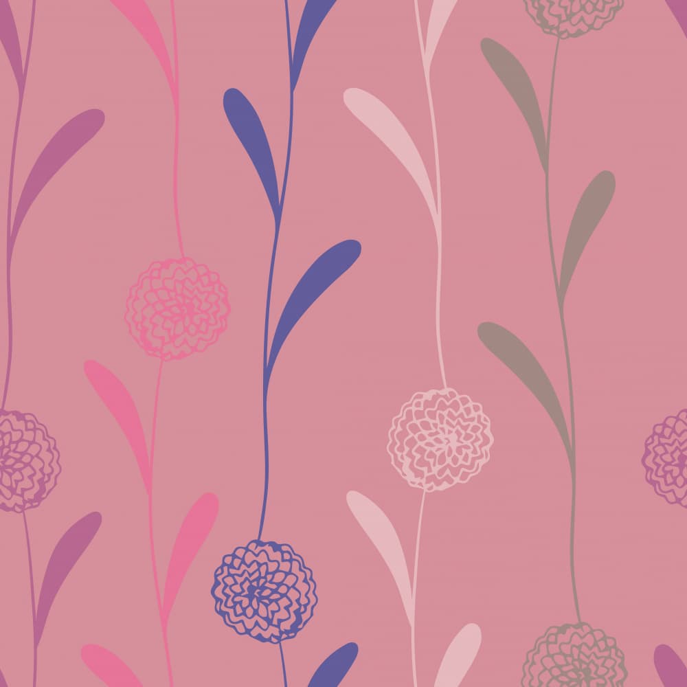 Soft Floral Pattern by Yvonne Gustafsson — canvas wall art